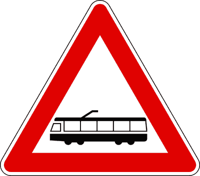 Segnale Attraversamento tranviario