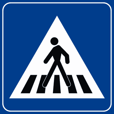 Segnale Attraversamento pedonale